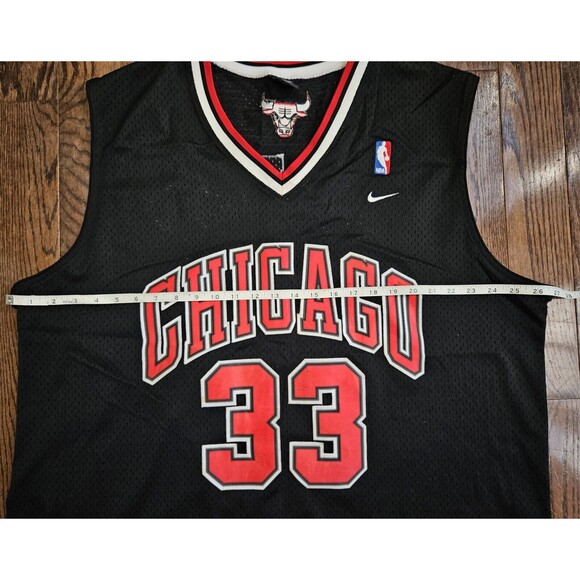 Vintage Nike Chicago Bulls Scottie Pippen Jersey Size 2XL +2 Length Worn HTF - Picture 11 of 16